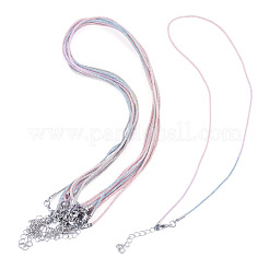 10Pcs Cotton & Metallic Cord Necklace Making&nbsp;NJEW-TAC0054