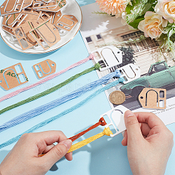 36Pcs 3 Styles Acrylic Thread Winding Boards&nbsp;AJEW-NB0005-83