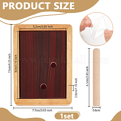 Rectangle Wood with Paper Photo Frame Stand&nbsp;AJEW-WH0314-954