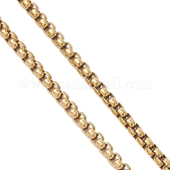 Adjustable Alloy Heart Pendant 304 Stainless Steel Box Chain Lariat Necklaces for Women&nbsp;NJEW-JN05902-01