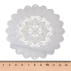 201 Stainless Steel 3D Rotating Hanging Wind Spinner&nbsp;STAS-B122-01P-05
