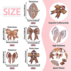 10Pcs 5 Styles Rugby Patches&nbsp;PATC-TA0001-15