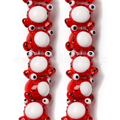 Handmade Lampwork Beads Strands&nbsp;LAMP-Z010-02B