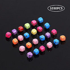 Plating Acrylic Beads&nbsp;PACR-T006-09
