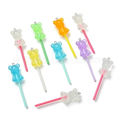 10Pcs Luminous Translucent Resin Big Pendants&nbsp;FIND-FS0002-91A
