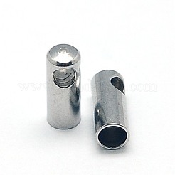 Tarnish Resistant 304 Stainless Steel Cord Ends&nbsp;STAS-E033-4