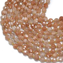 Natural Sunstone Beads Strands&nbsp;G-K389-B10-01