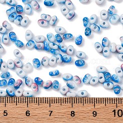Two Tone Baking Paint Glass Seed Beads&nbsp;SEED-C003-01F