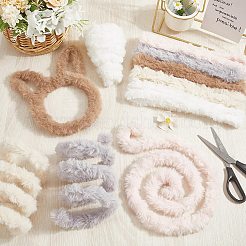 10Pcs 5 Colors DIY Plush Sticks&nbsp;FIND-CP0002-68B