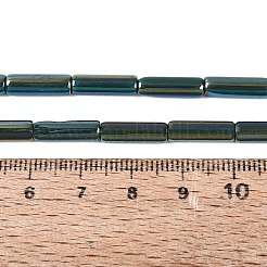 Electroplate Opaque Glass Beads Strands&nbsp;EGLA-Q132-02A-B01