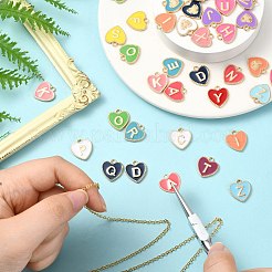 52Pcs Alloy Enamel Pendants&nbsp;ENAM-CJ0007-07A
