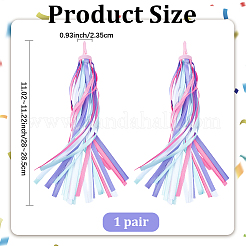 Kids Polyester Tassel Ribbon&nbsp;FIND-GF0008-95A