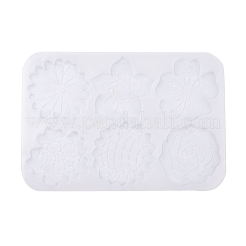 DIY Silicone Flower Pendant Molds&nbsp;X1-AJEW-M228-01