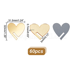 60Pcs Acrylic Display Stands&nbsp;OACR-GA0001-09
