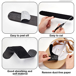 10Pcs Cloth Hat Sweat Liner&nbsp;FIND-WH0148-272A