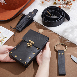 PU Leather with Alloy Bags&nbsp;AJEW-WH0678-33B