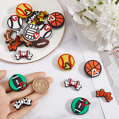 DIY Sports Ball Silicone & PVC Plastic Beads Findings Kits&nbsp;DIY-SC0028-22