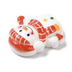 Christmas Theme Opaque Resin Cabochons&nbsp;X-RESI-E043-01G