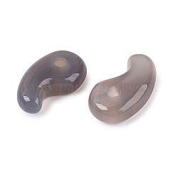 Natural Grey Agate Pendants&nbsp;G-S294-07B-12