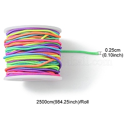 25M Segment Dyed Round Elastic Cord&nbsp;EW-YW0001-13