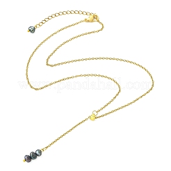 304 Stainless Steel Lariat Necklaces&nbsp;NJEW-JN06152-01