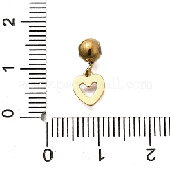 304 Stainless Steel Rhinestone Charms&nbsp;STAS-M109-05G