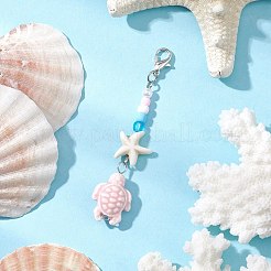 3Pcs Handmade Porcelain Pendant Decorations&nbsp;HJEW-JM03211