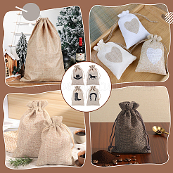20Pcs 4 Styles Cowboy Polyester Packing Pouches&nbsp;ABAG-PH0001-74