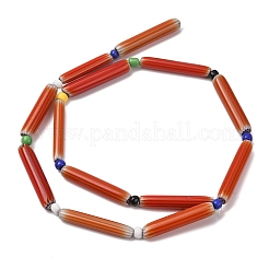 Handmade Lampwork Chevron Beads&nbsp;LAMP-Z019-01-24