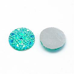 Resin Cabochons&nbsp;CRES-Q192-25mm-08AB