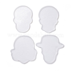 Skull DIY Cup Mat Set Silicone Molds&nbsp;DIY-Z020-04