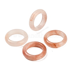 Natural Xinjiang Golden Silk Jade Finger Rings for Women&nbsp;RJEW-G360-01A