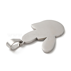 Non-Tarnish 304 Stainless Steel Pendants&nbsp;STAS-C079-07P