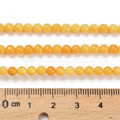 Natural Beeswax Beads Strands&nbsp;G-Z100-A01-4mm