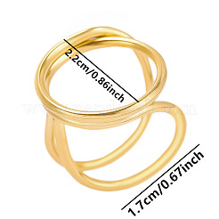 Geometric Stainless Steel Finger Rings&nbsp;MG2573-2