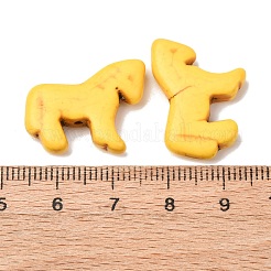 Synthetic Turquoise Dyed Horse Beads&nbsp;G-B015-07