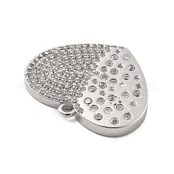 Brass Micro Pave Cubic Zirconia Pendant&nbsp;KK-L228-27P