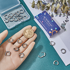 24Pcs 304 Stainless Steel Huggie Hoop Earrings&nbsp;EJEW-SC0001-57