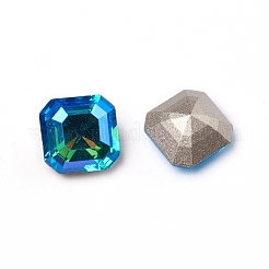 Glass Rhinestone Cabochons&nbsp;RGLA-I002-C01-SI