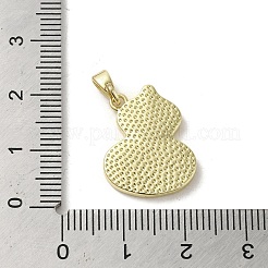 Brass Pave Shell Pendants&nbsp;KK-I708-14E-G