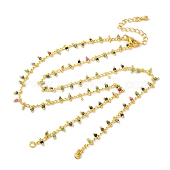Brass Cable Chain Necklace Making&nbsp;KK-K337-12G
