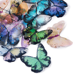 14Pcs 7 Colors Transparent Resin Pendants&nbsp;RESI-TA0001-94