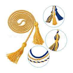 6Pcs 3 Styles Polyester Graduation Honor Rope&nbsp;AJEW-TA0001-22