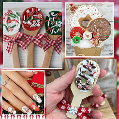 120G 12 Styles Christmas Themed DIY Epoxy Resin Material Filling&nbsp;DIY-SC0027-29