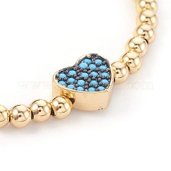 Nylon Thread Braided Bead Bracelets&nbsp;BJEW-JB04013-M