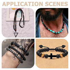 2 Strands Grade A Natural Dyed & Heated Black Agate Beads Strands&nbsp;G-ME0001-04