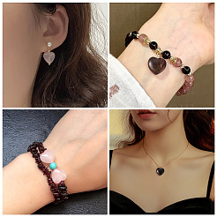 16Pcs 8 Style Natural & Synthetic Gemstone Beads&nbsp;G-FW0001-25