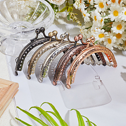 5Pcs 5 Colors Iron Purse Handle Frame&nbsp;PURS-CN0001-07