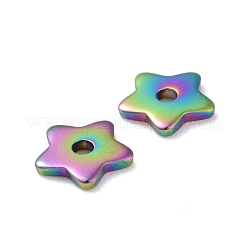 Rainbow Color Ion Plating(IP) 304 Stainless Steel Beads&nbsp;STAS-D185-02M-01