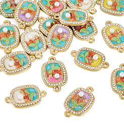 20Pcs 5 Colors Alloy Enamel Connector Charms&nbsp;FIND-TA0009-51
